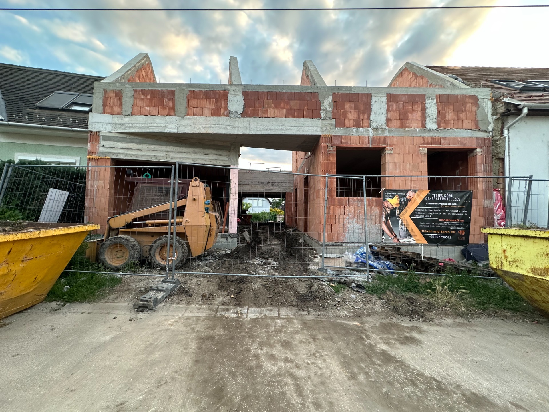 Családi ház építése